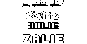 Coloriage Zalie