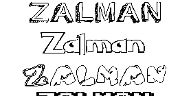 Coloriage Zalman