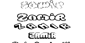 Coloriage Zamir