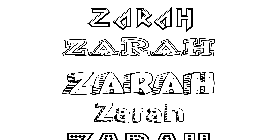 Coloriage Zarah