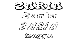 Coloriage Zaria