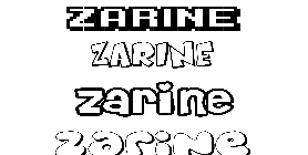 Coloriage Zarine