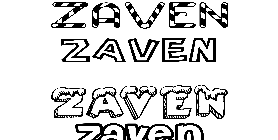 Coloriage Zaven