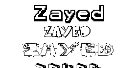 Coloriage Zayed