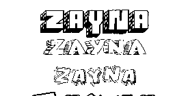 Coloriage Zayna