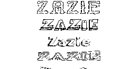 Coloriage Zazie