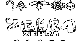 Coloriage Zehra