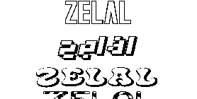 Coloriage Zelal