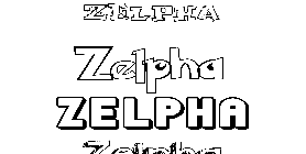 Coloriage Zelpha
