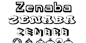 Coloriage Zenaba