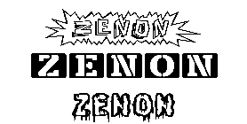 Coloriage Zenon