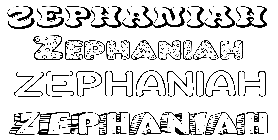 Coloriage Zephaniah