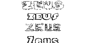 Coloriage Zeus