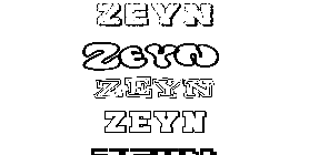 Coloriage Zeyn