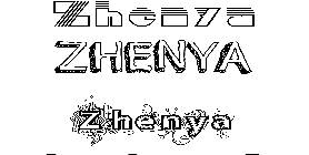 Coloriage Zhenya