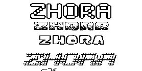 Coloriage Zhora