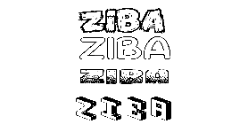 Coloriage Ziba