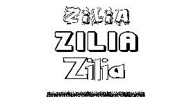 Coloriage Zilia