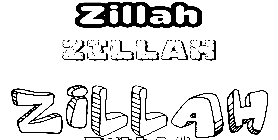 Coloriage Zillah