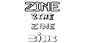 Coloriage Zine