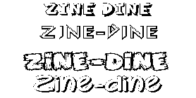 Coloriage Zine-Dine