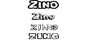 Coloriage Zino