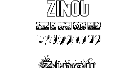 Coloriage Zinou