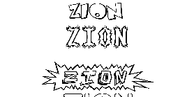 Coloriage Zion