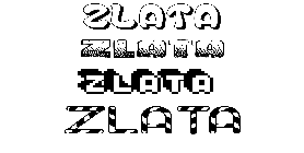 Coloriage Zlata