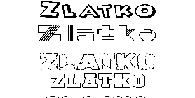 Coloriage Zlatko