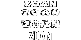 Coloriage Zoan