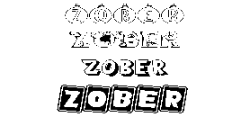 Coloriage Zober