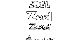 Coloriage Zoel