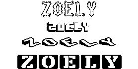 Coloriage Zoély