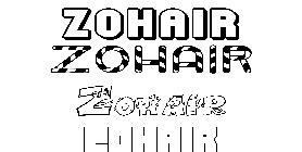 Coloriage Zohair
