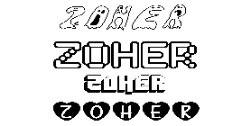 Coloriage Zoher