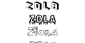 Coloriage Zola