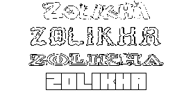 Coloriage Zolikha