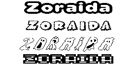 Coloriage Zoraida