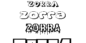 Coloriage Zorra