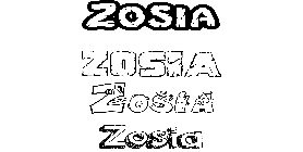 Coloriage Zosia