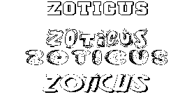 Coloriage Zoticus
