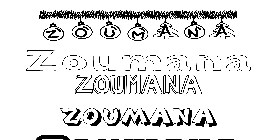 Coloriage Zoumana