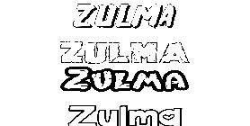 Coloriage Zulma