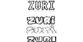 Coloriage Zuri