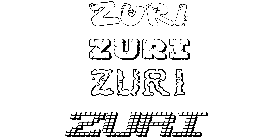 Coloriage Zuri