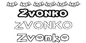 Coloriage Zvonko