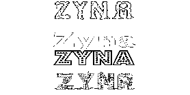 Coloriage Zyna